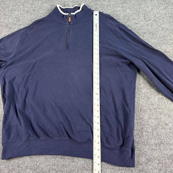 Polo Golf Pullover Mens XLBlue Quarter Zip Pullover Jacket - Picture 7 of 9